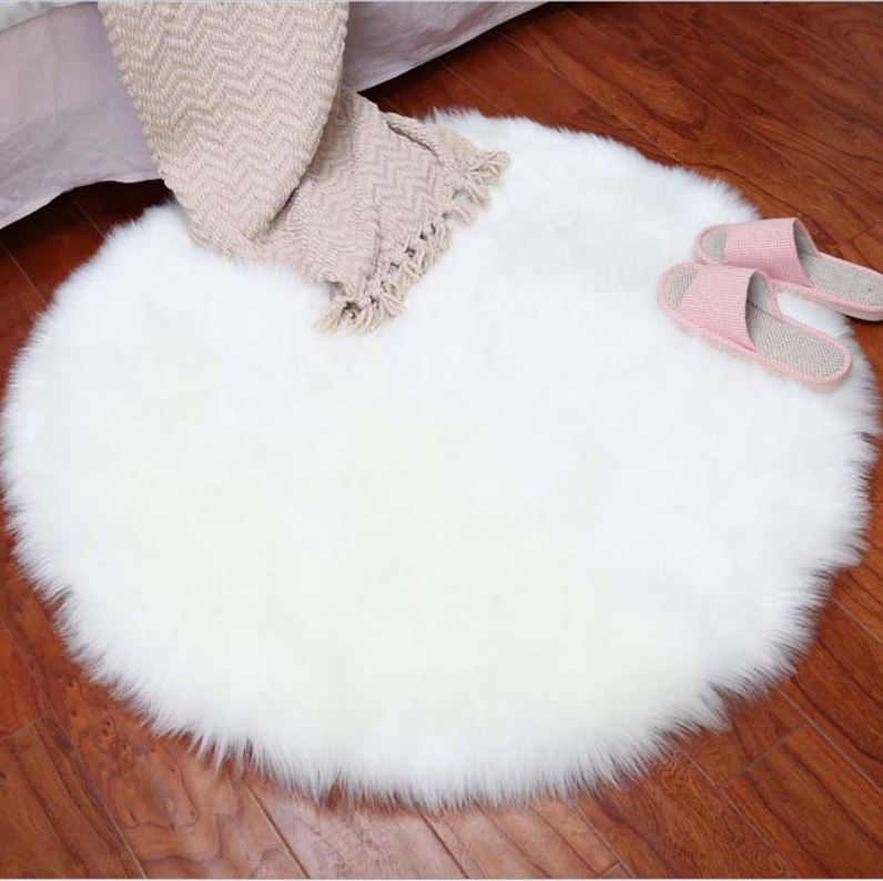 Round Soft Rug